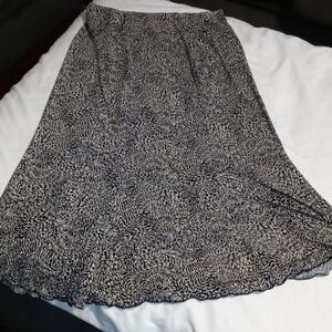 Black and white skirt